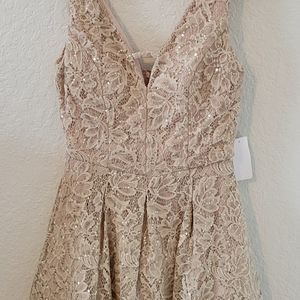 Jodi Kristopher-Short Lace Dress- Size 5